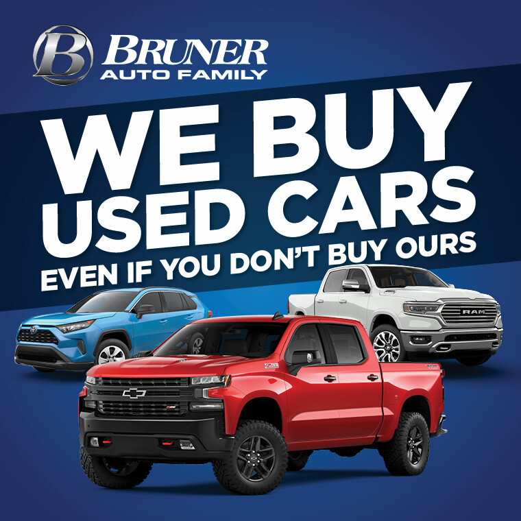 We buy used cars, even if you don't buy ours.