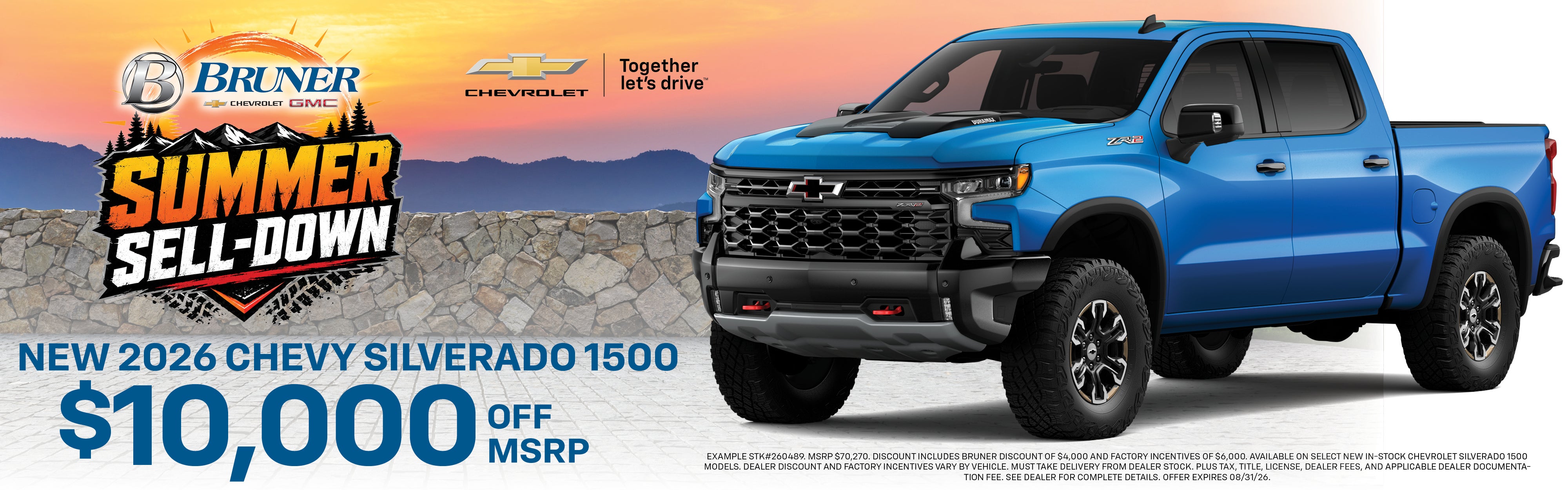 Chevrolet Silverado 1500 — $10,000 OFF MSRP